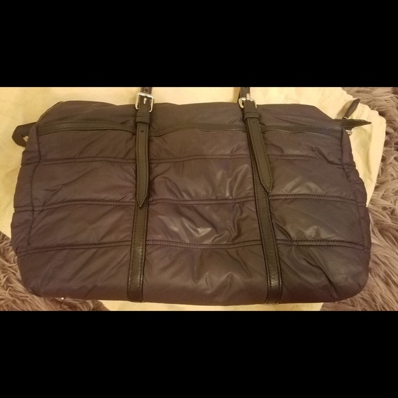 Black Burberry Diaper Bag - Picture 7 of 8